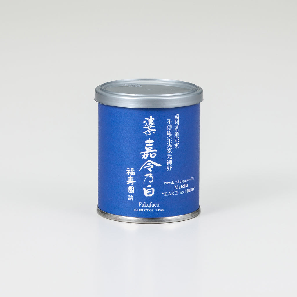 Powdered Japanese Tea Matcha “Karei no Shiro” – 40g Can by Fukujuen